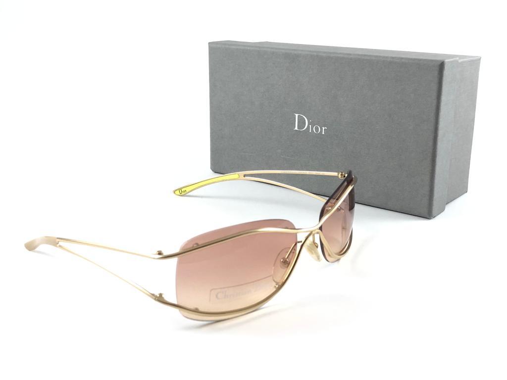 VINTAGE CHRISTIAN DIOR NEON GALLIANO 2000'S SUNGLASSES AUSTRIA Y2K