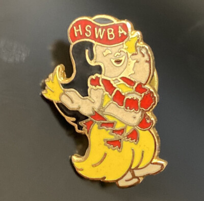 小物 hulagirl Vintage Hula Girl Pin HSWBA Hawaii Hibiscus Flowers Hula Girl Lilo