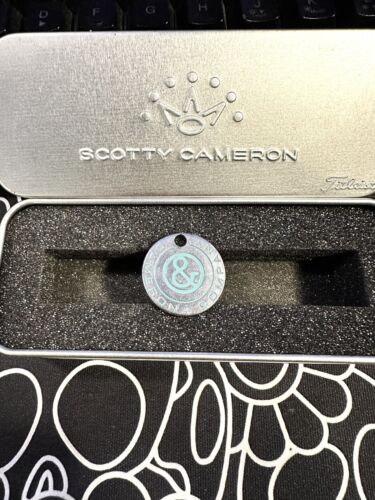 Marqueur ou porte-clés bleu Scotty Cameron CAMERON & Co. Circle T Tiffany - Photo 1/2