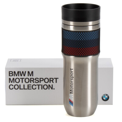 New~ Original BMW M Motorsport Thermo Mug Stainless Steel 