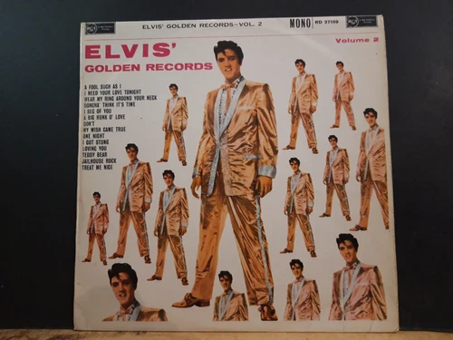 ELVIS PRESLEY  Elvis' Golden Records Volume 2  LP   1964  UK mono red spot label