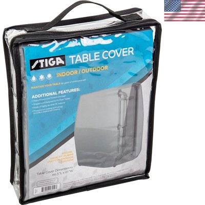 Universal Ping Pong Table Cover- Outdoor/Indoor - Premium All-Weather Resista...