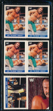 lot 6 1991 WWF SuperStars Stickers Jake The Snake Roberts 136 137 138