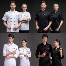 Short/Long Sleeves Summer Hotel Restaurant Chef Work Uniforms Breathable Mesh
