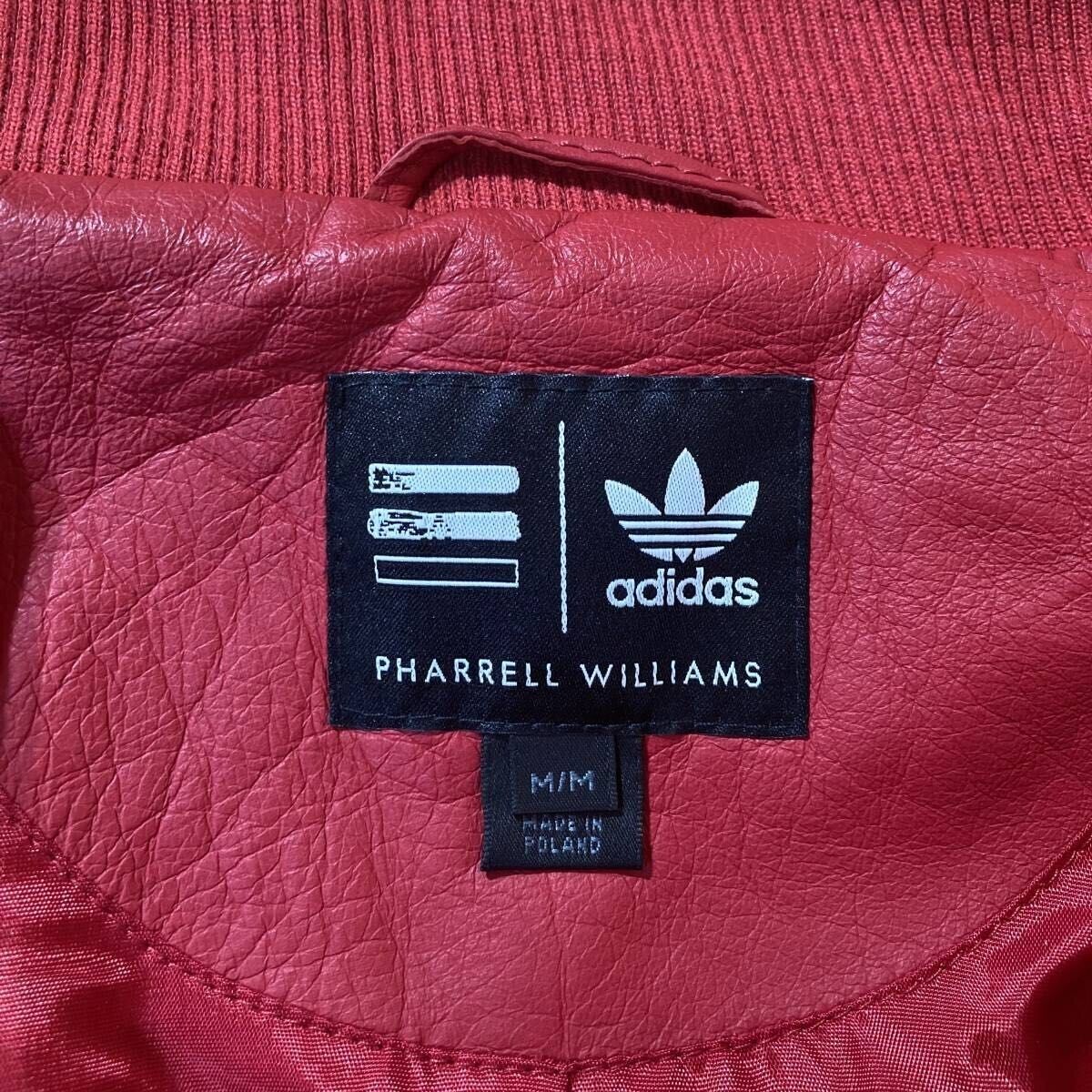 adidas PHARRELL WILLIAMS Leather Track JacketM Collaboration adidas PHARRELL WILLIAMS Leather Track JacketM Collaboration