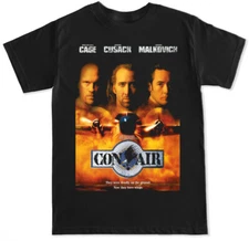 CON AIR COVER CLASSIC MOVIE FILM RETRO CAGE HUMOR FUNNY RETRO MEME MENS T SHIRT