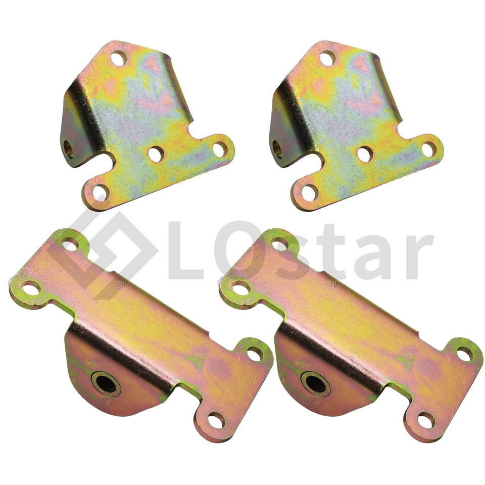 4-Piece Solid Motor Engine Mount Combo For SBC BBC 1973-1990 Chevy Camaro Firebird