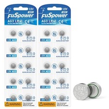 LR41 AG3 392 384 192 Battery 1.5V Button Coin Cell Batteries 20 Count Pack ...