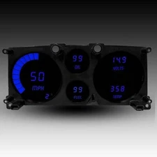 1978-1994 GM/Chevy Van LED Direct Replacement Gauge Cluster DP1605B - Blue