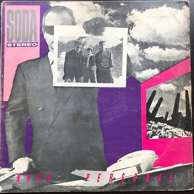 Soda Stereo    Nada Personal ROCK EN ESPAÑOL ORIGINAL ARGENTINA 85 ( INSERT ) EX