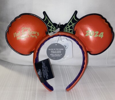 Disney Parks 2024 Mickey’s Not So Scary Halloween Party Pumpkin Ear Headband NWT s-l400.jpg main image 2