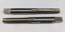 2 Kromhard 1/4"-20 NC Hand Taper Taps HSS GH20 4 Flute UK