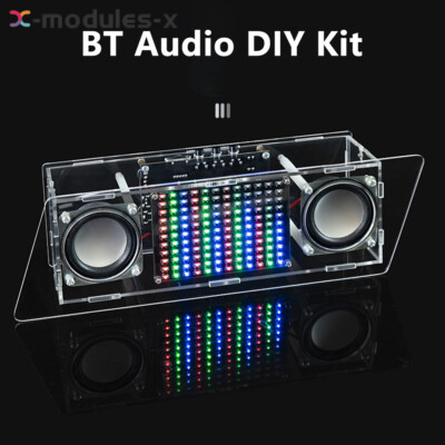 DIY Bluetooth Speaker Kit LED Music Spectrum Electronic Soldering Electronic Kit