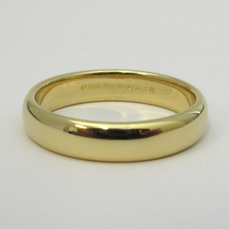 TIFFANY & Co. Forever 18K Gold 4.5mm Lucida Wedding Band TIFFANY & Co. Forever 18K Gold 4.5mm Lucida Wedding Band