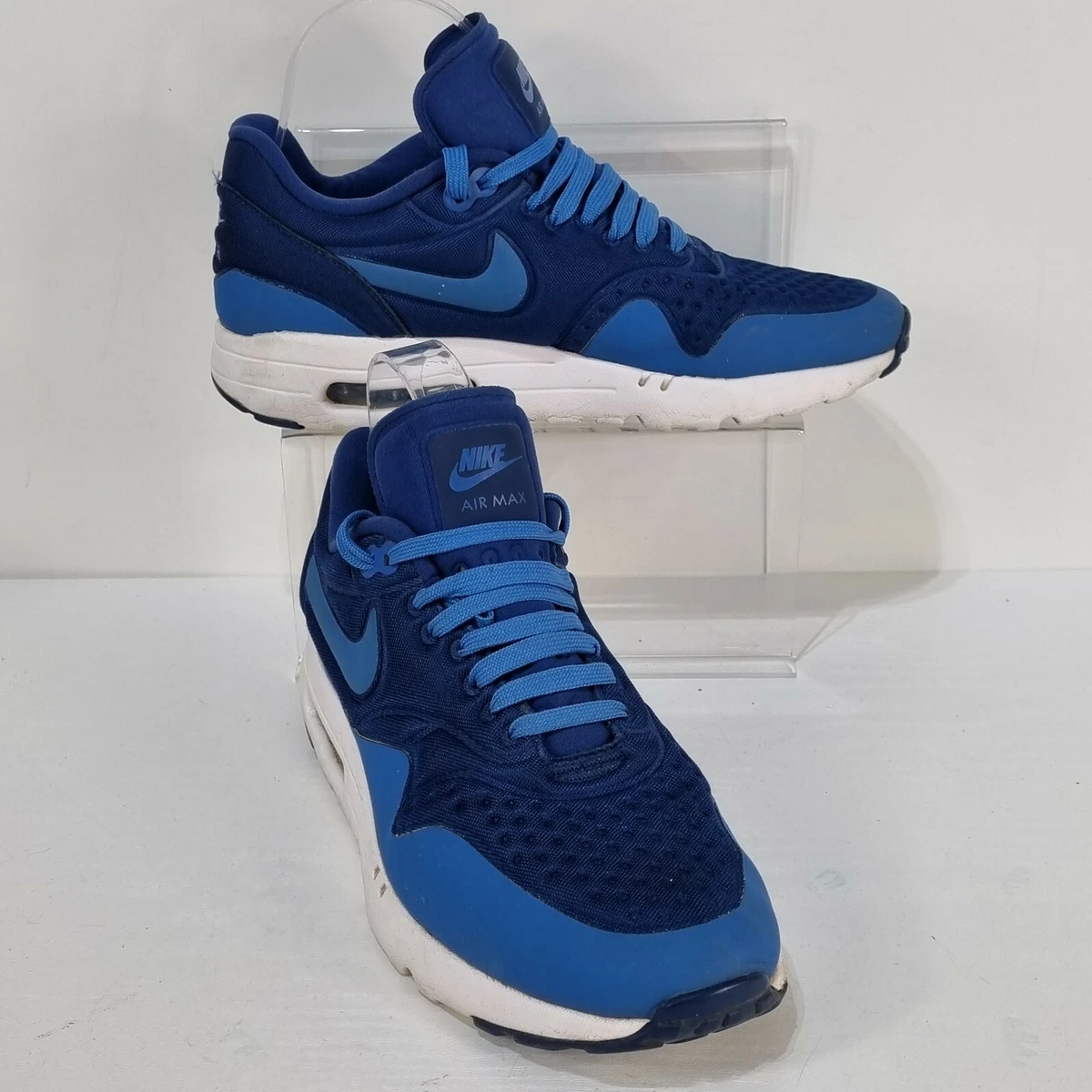 Nike Air Max 1 Ultra Se Blue Mens Trainers UK 6 Two Tone US 7 EUR