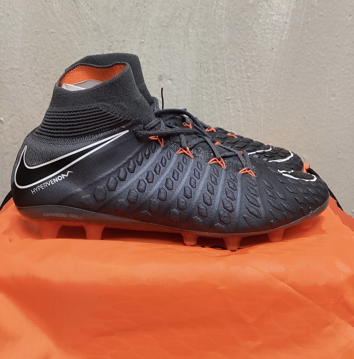 NIKE Hypervenom Ⅲ Pro DF AG-PRO Nike Hypervenom 3 Pro DF AG-PRO Stealth Ops - Black