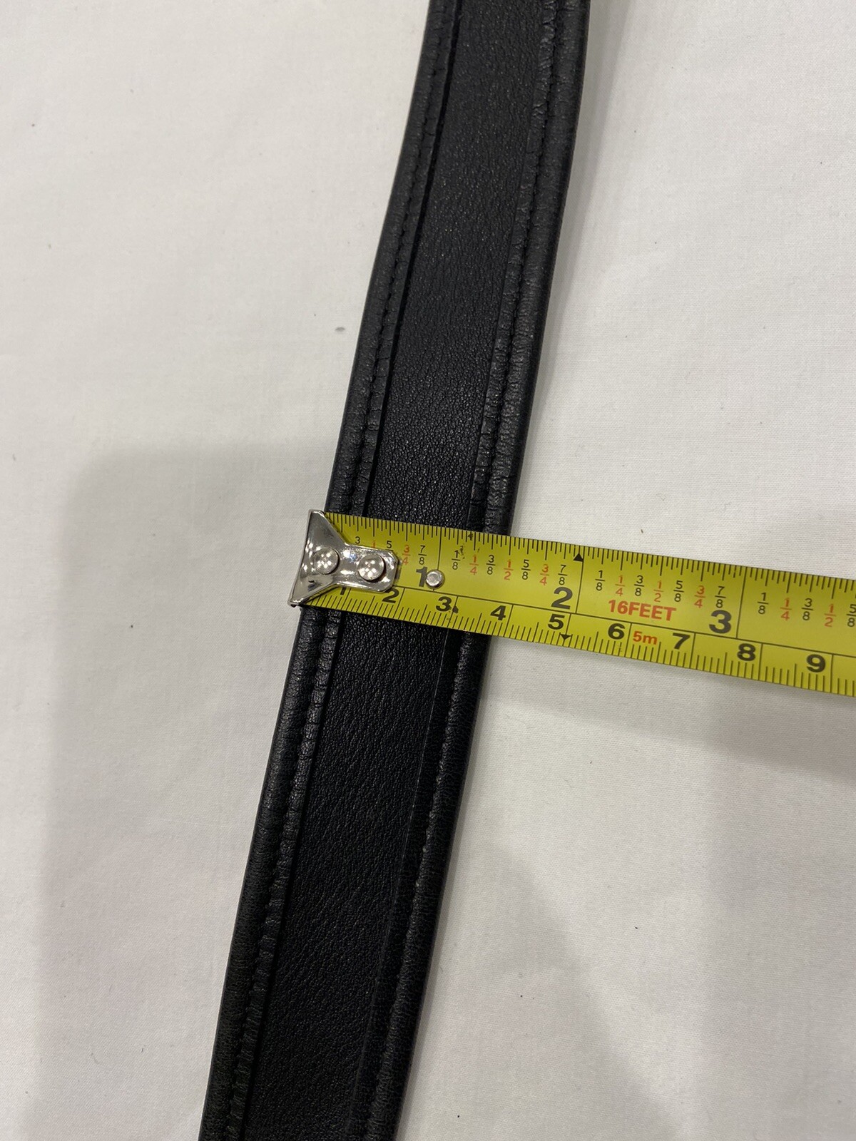 Vintage Coach Black Leather Replacement Strap Gem
