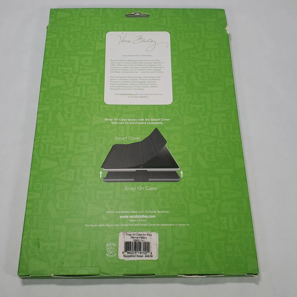 Vera Bradley iPad Case Size 2 or 3 NIB - Great Holiday Gift! - Image 2 of 3