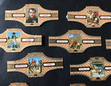 Napoleon Bonaparte  Cigar Band set, 15 diff