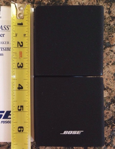 4 Bose Double Cube Speakers Direct Reflect MINT Acoustimass Lifestyle Black - Picture 5 of 10