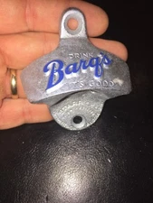Barq’s Rootbeer Bottle Opener Patina Soda Root Beer A&W Collector GIFT Blemishes