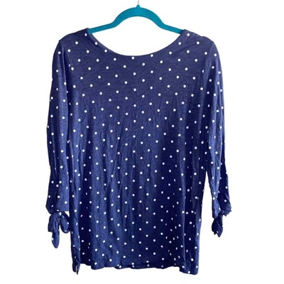polka dot blouse old navy