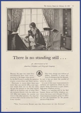 Vintage 1929 BELL SYSTEM Telephone Service Directory Ephemera 1920's Print Ad