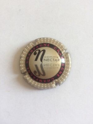 Champagnerkapsel - BUCHSTABE ''N'' WIE NEKTAR Rückseite Bronze Nr. 799g - GUTER ZUSTAND