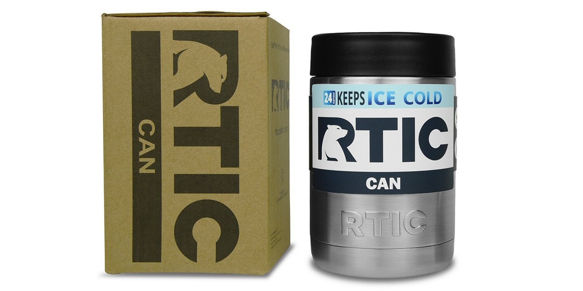 Craft Beer Rtic 12 Oz Can Cooler 12oz RTIC Can Cooler, Stainless