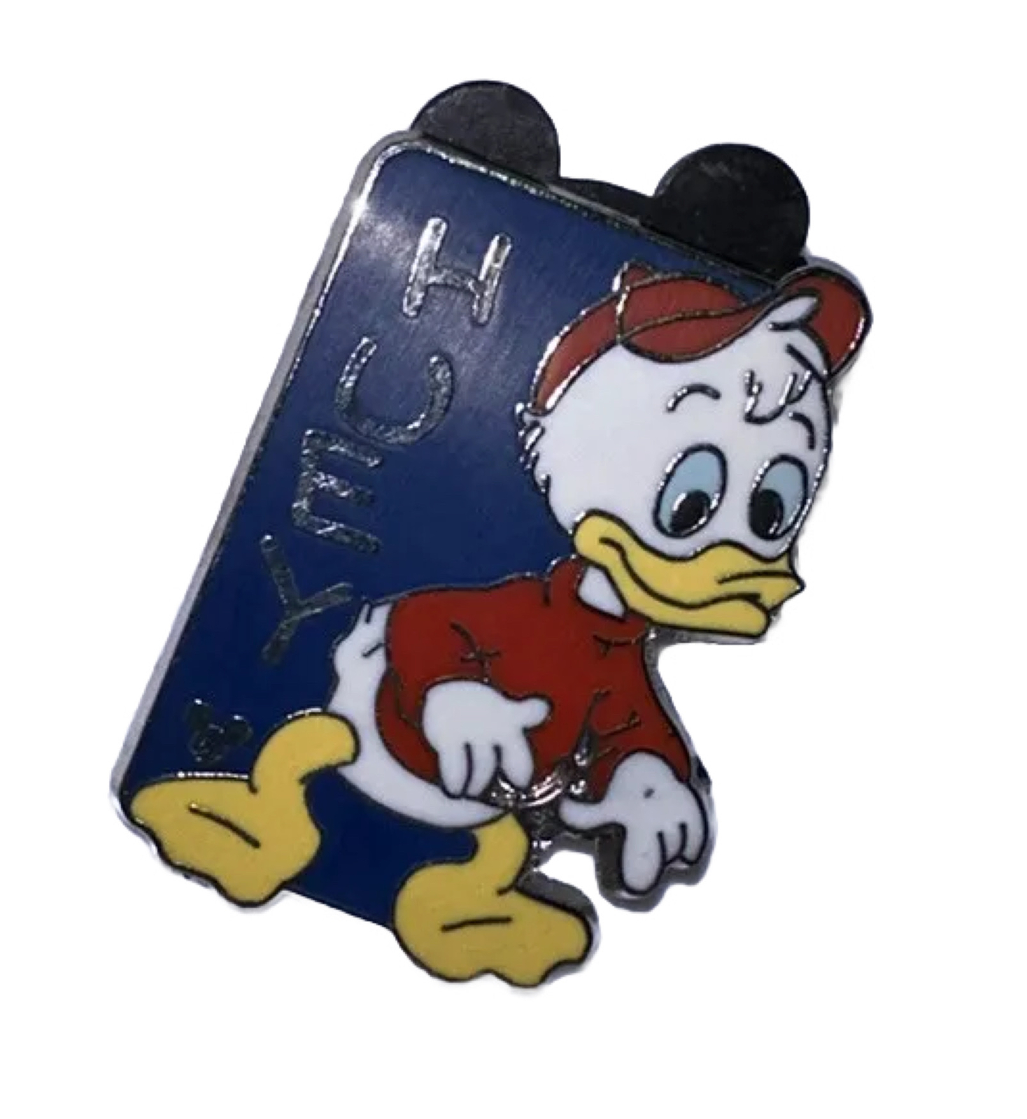 2006 Disney Parks Cast Lanyard Hidden Mickey Trading Pin - Huey (1 Of 3)