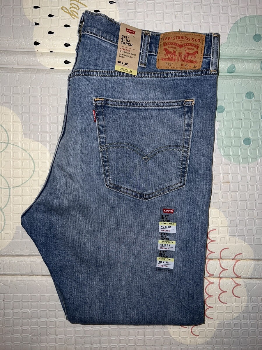 Stretch Jeans Levis 502 W33 L32 Levis 502 Taper Men's Blue Taper