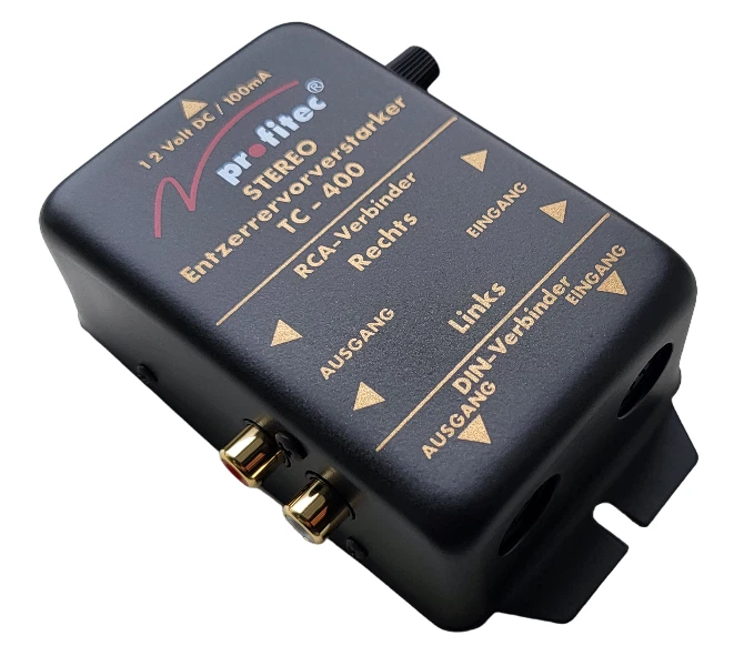 Plattenspieler Entzerrer und Vorverstärker Profitec mit cinchkabel Stereo TC 40 - Bild 2 von 4