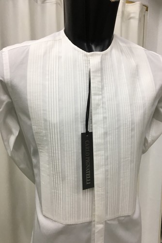 CARLO PIGNATELLI CAMICIA DIPLOMATICA CERIMONIA T. L /40 UOMO ELEGANTE SPOSO  | eBay