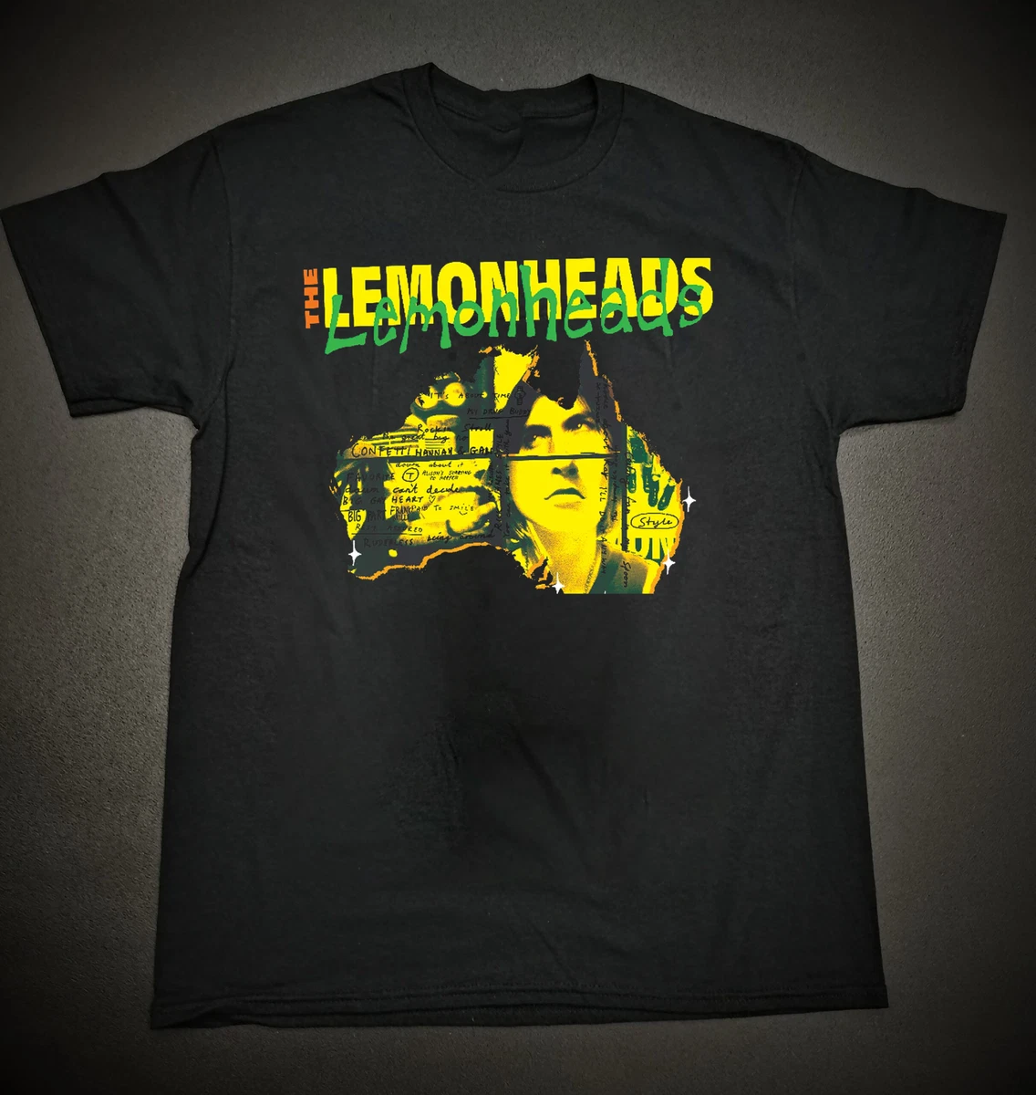 1992 the Lemonheads vintage Tshirt usa製 Vintage The Lemonheads Band 1992 Rare Original Concert Cow Green T