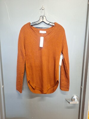 Brown RD Style V Neck Sweater sz Medium