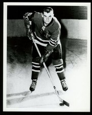 Danny Lewicki 1958-59 CHICAGO BLACK HAWKS Vintage 8x10 Hockey Photo