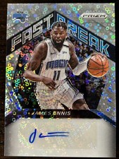James Ennis 2020-21 Prizm Fast Break Auto!Magic