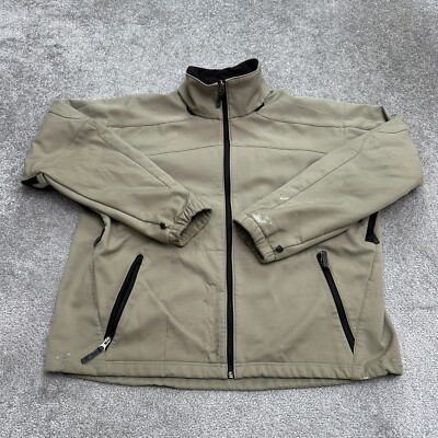 Columbia Vertex Core Interchange Softshell Jacket Mens XL Brown