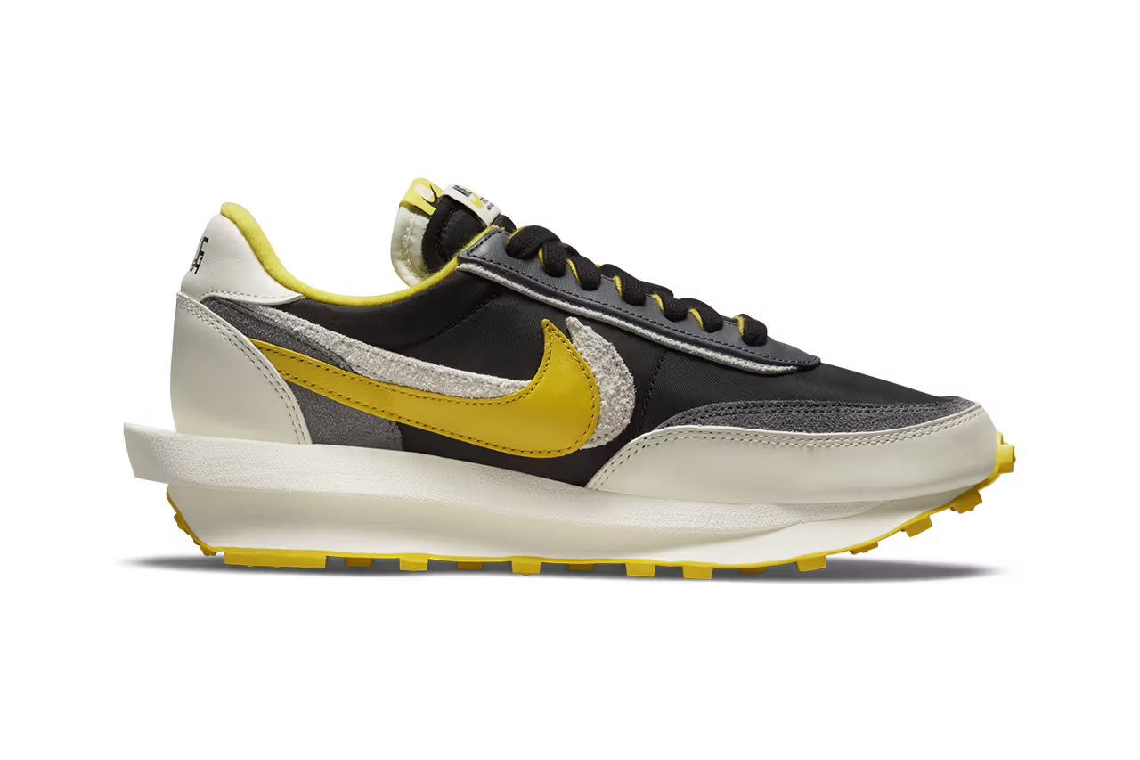 SACAI X NIKE sacai x Undercover x Nike LD Waffle limone brillante DJ4877 001 taglia 10 NUOVO