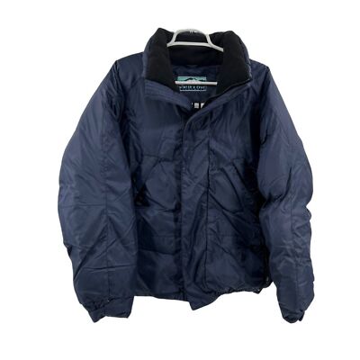 Winter s Edge navy M ski snowboard down feathers puffer coat snow outdoor