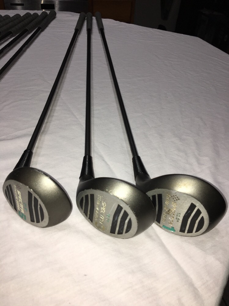 Spectra 655SG Oversized Set of (12) Golf Clubs Wood Irons Putter PW