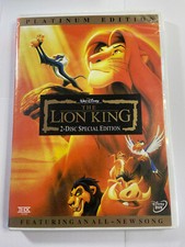 WALT DISNEY'S THE LION KING 2 DISC SPECIAL PLATINUM EDITION  USED DVD MOVIE DISC