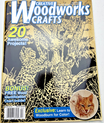 Scroll Saw Patterns Included! Creative Woodworks & Crafts Issue #107- 2005- NEW!