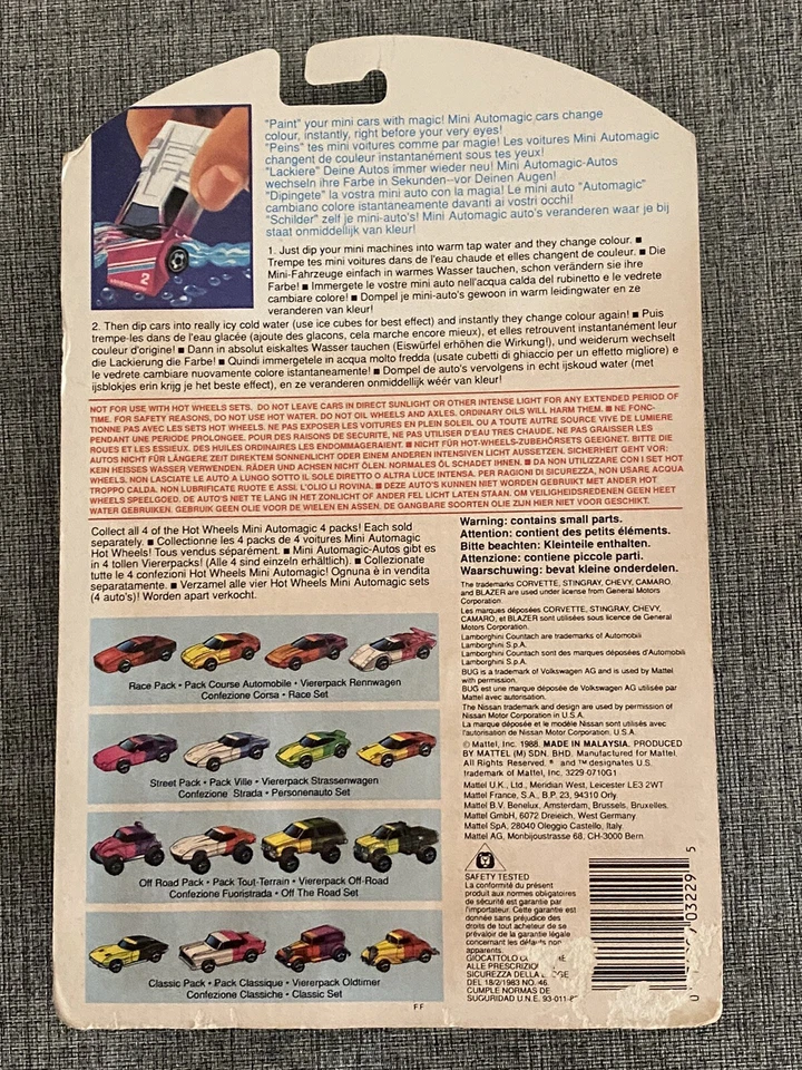 Jouet Ancien coffret Hot Wheels Mini Automagic Classic Pack Corvette Ford … - Photo 3/4