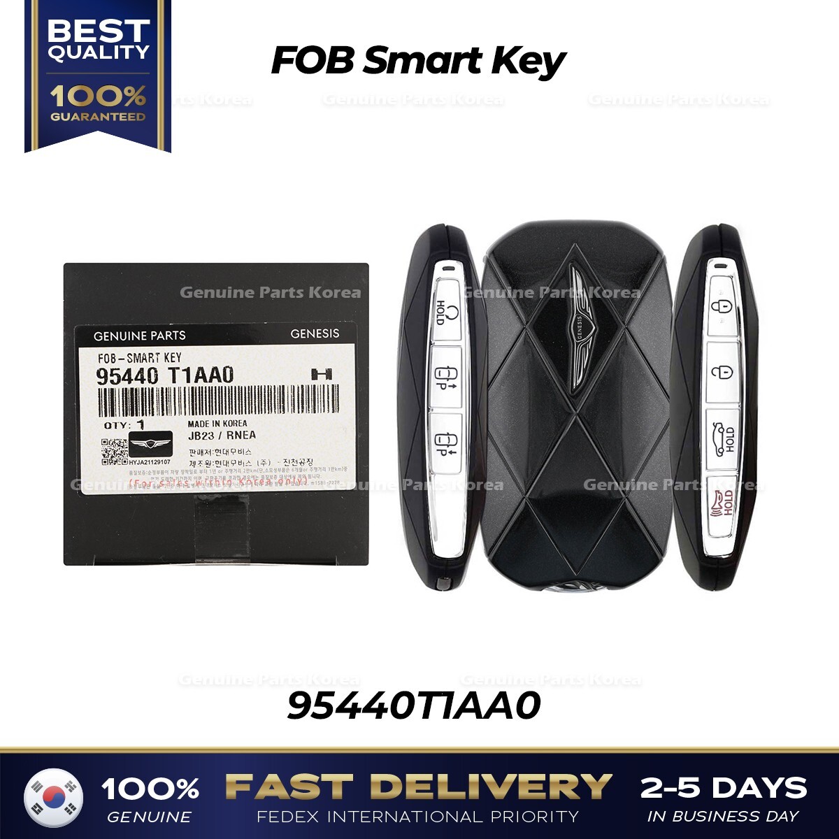 ⭐Genuine⭐ FOB Smart Key 95440T1AA0 for Hyundai Genesis G80 | eBay