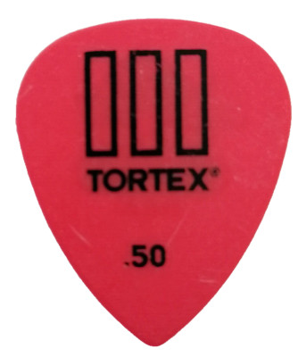 Dunlop Tortex TIII T3 Guitar Pick 0.50mm Thickness Red Usa Ready Delivery