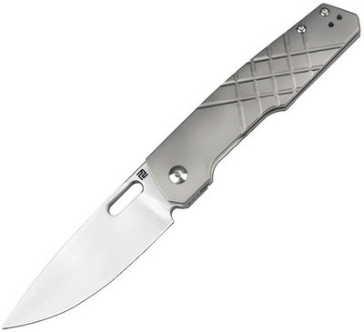 Artisan Gambit Bishop Framelock Folding Knife S90V Ti Gray