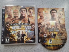 SONY PLAYSTATION 3 PS3 LEGENDS OF WRESTLEMANIA GAME COMPLETE CIB TESTED/WORKING