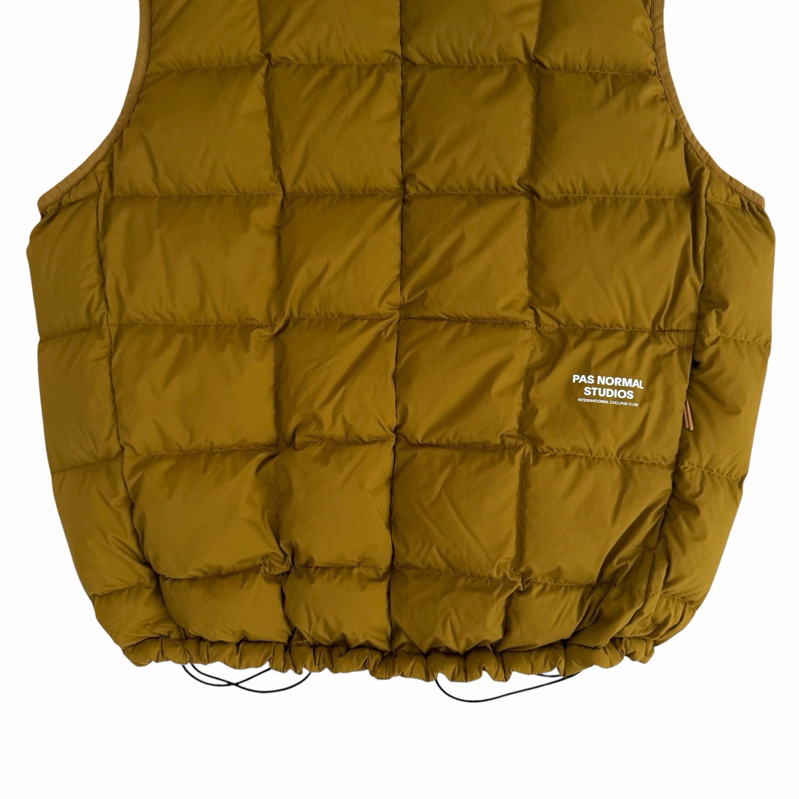Pas Normal Studios Yellow Down Puffer Vest XL for Men - Off Race image 10