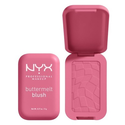 NYX PROFESSIONAL MAKEUP Buttermelt Powder Blush, Fade and Transfer-Resistant ...